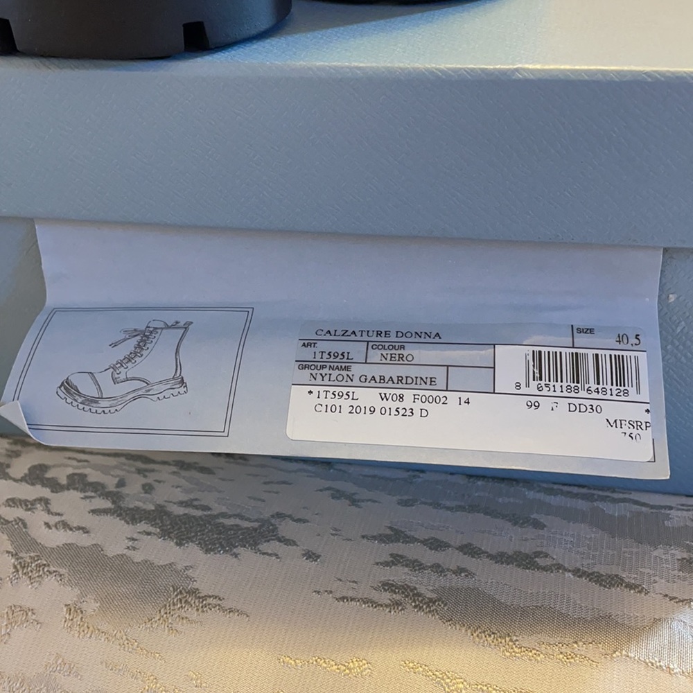 Prada Nylon Combat Boots - Picture 6 of 11